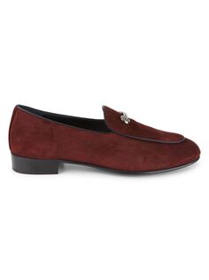 Замшевые классические туфли Lyl Giuseppe Zanotti, цвет Pinot