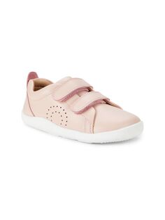 Кожаные кроссовки Little Tot с сенсорным ремешком для малышей, малышей и малышей Old Soles, цвет Powder Pink