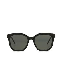 Квадратные солнцезащитные очки 54 мм Saint Laurent, цвет Black Gold