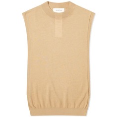 Топ Sportmax Odissea Sleeveless Knitted, бежевый