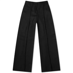 Брюки Acne Studios Pitmel Wide Leg, черный