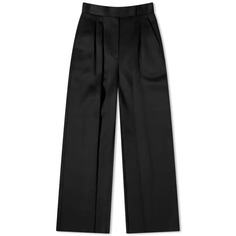 Брюки Max Mara Zinnia Scuba Wide Leg, черный