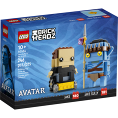 Конструктор Lego BrickHeadz Jake Sully &amp; his Avatar 40554, 246 деталей