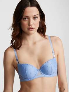 Бюстгальтер Victoria&apos;s Secret Pink Wink Lightly Lined Balconette, голубой