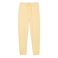 Спортивные брюки Victoria&apos;s Secret Pink Premium Fleece Slim, светло-желтый
