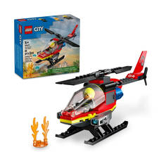 Конструктор Lego City Fire Rescue Helicopter 60411, 85 деталей