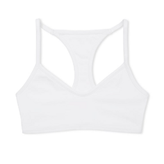 Бюстгальтер Victoria&apos;s Secret Pink Base Cotton Racerback, белый