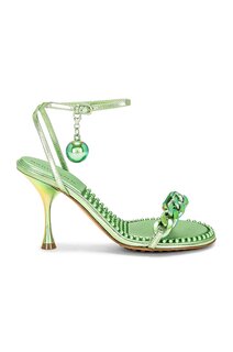 Туфли Bottega Veneta Dot Ankle Straps, цвет Pistachio