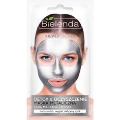 Маска для лица Silver Detox Mascarilla Facial Pieles Mixtas y Grasas Bielenda, 8 gr