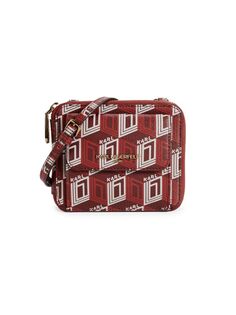 Сумка через плечо Monogram Cube Karl Lagerfeld Paris, цвет Red Logo