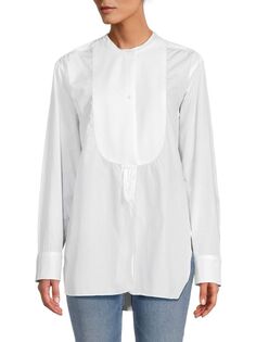 Рубашка на пуговицах с воротником-нагрудником Twp, белый