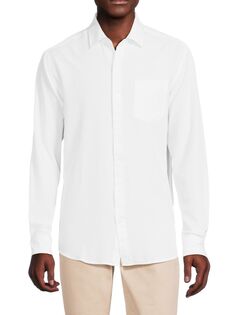 Рубашка с накладными карманами, эластичная в 4 направлениях Vstr Premium, белый