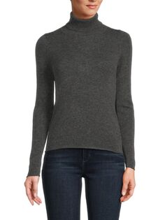 Кашемировый свитер с высоким воротником Sofia Cashmere, цвет Charcoal