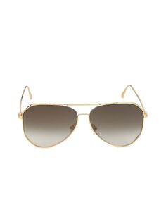 Солнцезащитные очки-авиаторы 60MM Tom Ford, золото