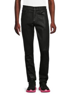 Узкие зауженные джинсы с покрытием Joe&apos;S Jeans, цвет Jet Black