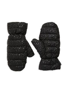 Стеганые перчатки Noize, черный