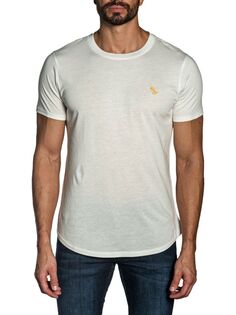 Хлопковая футболка с круглым вырезом «Динозавр Пима» Jared Lang, цвет Off White