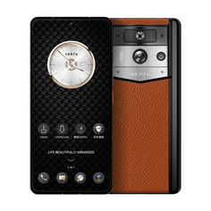 Смартфон Vertu Metavertu 2 Calfskin, 12 ГБ/1 ТБ, 2 Nano-SIM, черный/оранжевый/серебристый