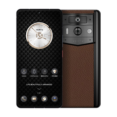 Смартфон Vertu Metavertu 2 Calfskin, 12 ГБ/512 ГБ, 2 Nano-SIM, черный/коричневый