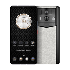 Смартфон Vertu Metavertu 2 Calfskin, 12 ГБ/512 ГБ, 2 Nano-SIM, черный/белый