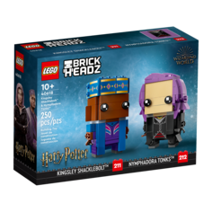 Конструктор Lego BrickHeadz Kingsley Shacklebolt &amp; Nymphadora Tonks 40618, 250 деталей