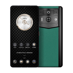 Смартфон Vertu Metavertu 2 Calfskin, 12 ГБ/1 ТБ, 2 Nano-SIM, черный/темно-зеленый