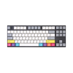 Механическая игровая проводная клавиатура Varmilo CMYK 87, EC V2 Iris, белый/черный, английская раскладка
