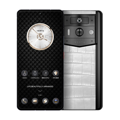 Смартфон Vertu Metavertu 2 Alligator, 12 ГБ/512 ГБ, 2 Nano-SIM, черный/белый