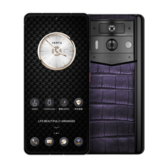 Смартфон Vertu Metavertu 2 Alligator, 12 ГБ/512 ГБ, 2 Nano-SIM, черный/фиолетовый