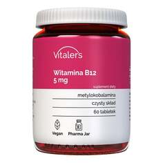 Vitaler&apos;s, Витамин В12 5 мг, 60 таб. Vitalers