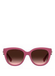 Mos143/s розовые женские солнцезащитные очки Moschino