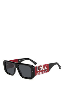 D2 0107/s черные мужские солнцезащитные очки из ацетата Dsquared2