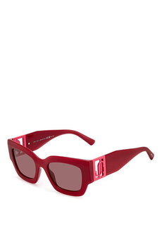 Nena/s бордовые женские солнцезащитные очки Jimmy Choo