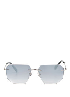 Hm 1633 c 3 серебряные женские солнцезащитные очки с геометрическим рисунком Hermossa
