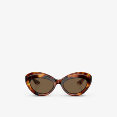 OV5523SU 1968C солнцезащитные очки из ацетата черепахового цвета с черепаховым принтом Oliver Peoples, коричневый