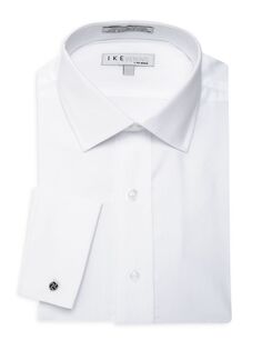 Рубашка под смокинг с французскими манжетами Ike Behar, белый
