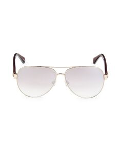 Солнцезащитные очки-авиаторы 59MM Kate Spade New York, белый