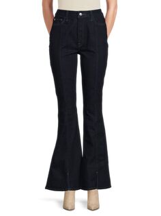 Расклешенные джинсы Heidi с высокой посадкой Hudson, индиго