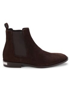 Замшевые ботинки челси Roberto Cavalli, коричневый