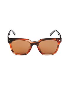 Квадратные солнцезащитные очки 54 мм Bally, коричневый