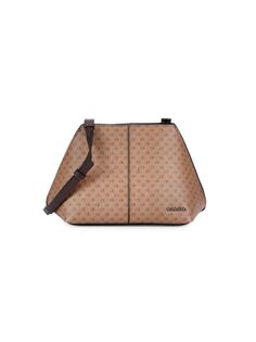 Миниатюрная сумка через плечо с монограммой из гранита Calvin Klein, коричневый