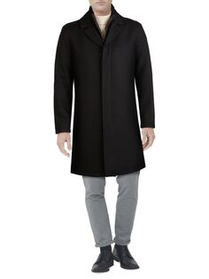 Классическое пальто с лацканами 2-в-1 Cole Haan, черный
