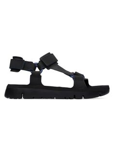 Кожаные сандалии Oruga с сенсорным ремешком Camper, черный