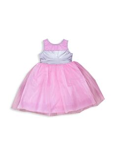 Платье-балерина из тюля для маленьких девочек и девочек Joe-Ella, розовый