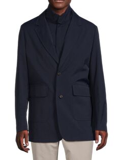 Удобная спортивная куртка со съемным нагрудником Cardinal Of Canada, темно-синий