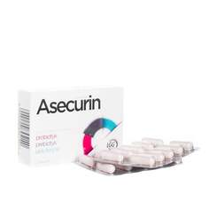 Асекурин, пищевая добавка, 20 капсул Aflofarm