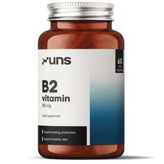 Uns, B2 Витамин 100 мг 60 растительных капсул