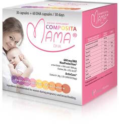 Establo Pharma, Composita Mama DHA, 30 + 60 капсул