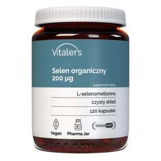 Органический селен Vitaler&apos;s, 200 мкг - 120 капсул Vitalers