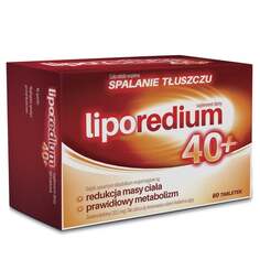 Aflofarm, Липоредиум 40+, жиросжигатель, 60 таблеток
